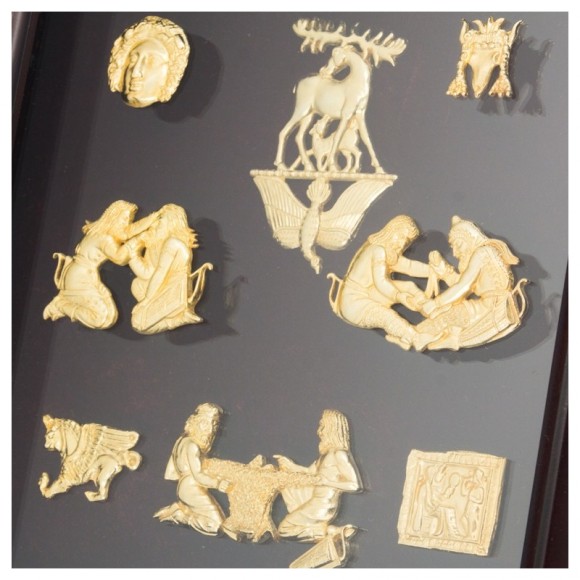 Колаж "Скіфське золото" Колаж "Скіфське золото"