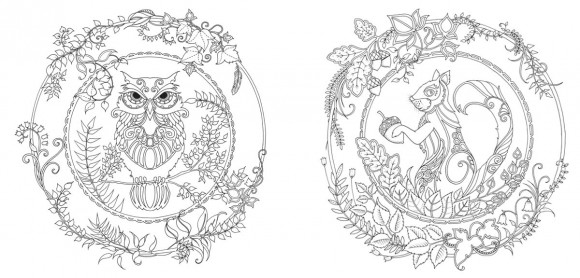 Зачарований ліс (розмальовка-антистрес)