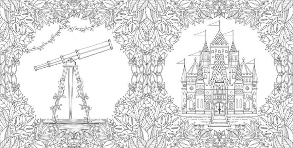 Зачарований ліс (розмальовка-антистрес)