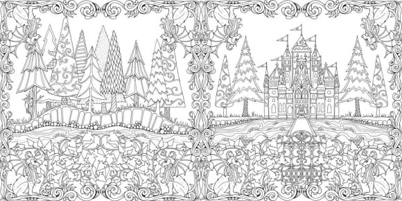 Зачарований ліс (розмальовка-антистрес)