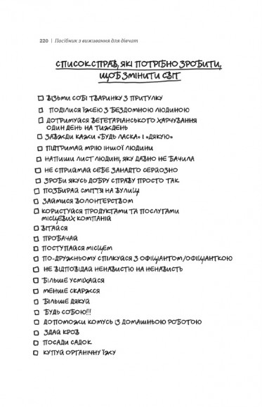 Посібник з виживання для дівчат. Про тіло, школу, кохання й інші труднощі підліткового віку Посібник з виживання для дівчат. Про тіло, школу, кохання й інші труднощі підліткового віку