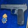 Подарунковий настінний колаж пістолет ТТ і емблема Національної гвардії України