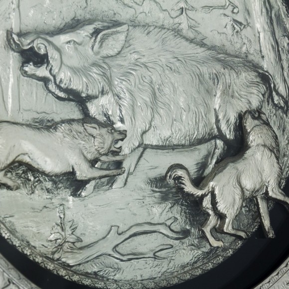 Колаж "Полювання на кабана"