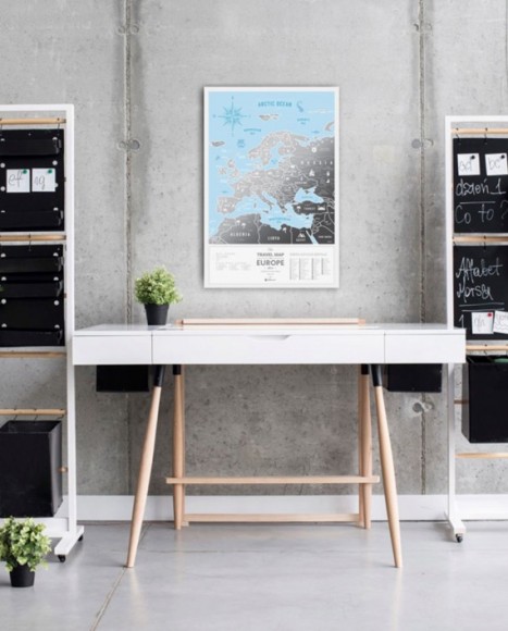 Скретч-карта Европы Travel Map Silver Europe