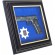 Подарунковий настінний колаж пістолет Форт з поліцейською емблемою