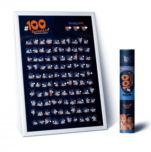 Скретч-постер #100дел Kamasutra Edition Скретч-постер #100дел Kamasutra Edition
