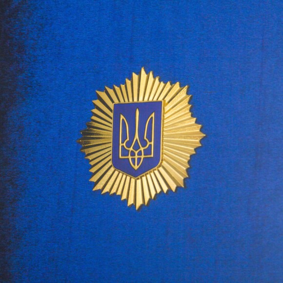 Подарунковий настінний колаж пістолет ТТ і емблема МВС Подарунковий настінний колаж пістолет ТТ і емблема МВС
