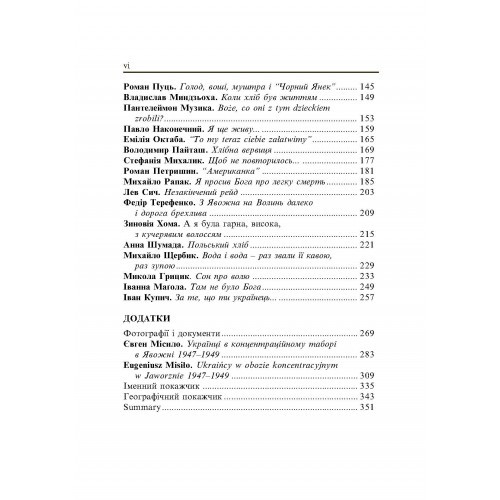 Явожно. Спогади в'язнів польського концентраційного табору Явожно. Спогади в'язнів польського концентраційного табору