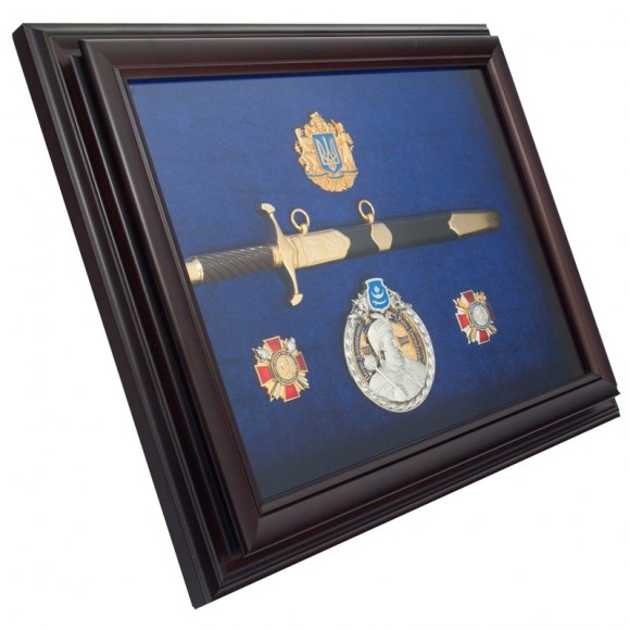 Подарунковий настінний колаж Кортик з нагородами