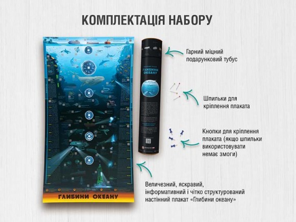 Розумний плакат "Глибини океану" Розумний плакат "Глибини океану"