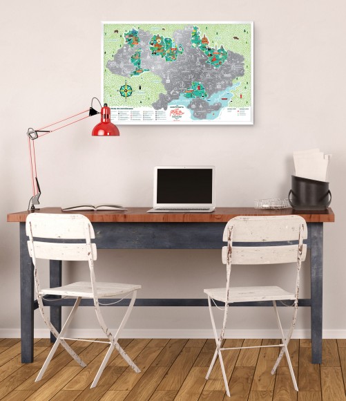 Скретч-карта Travel Map Моя рідна Україна Скретч-карта Travel Map Моя рідна Україна