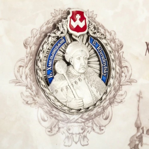 Картина "Украинские деятели. Богдан Хмельницкий"