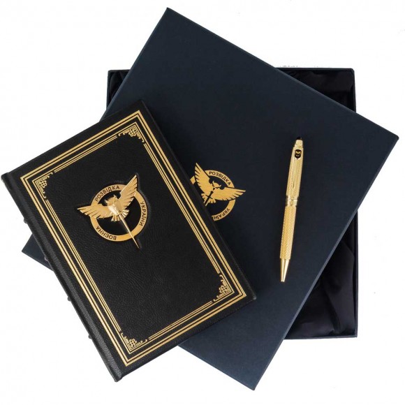 Щоденник і ручка Tenso "Воєнна розвідка України" Щоденник і ручка Tenso "Воєнна розвідка України"