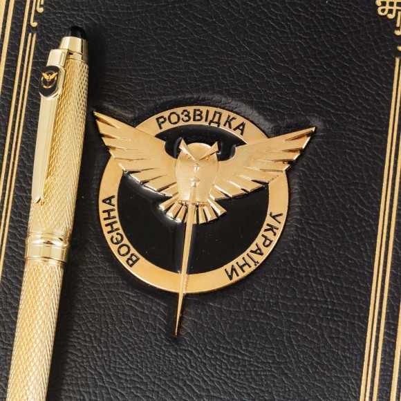 Щоденник і ручка Tenso "Воєнна розвідка України" Щоденник і ручка Tenso "Воєнна розвідка України"