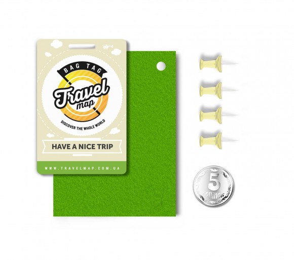 Скретч-карта світу Travel Map Gold World (українською)