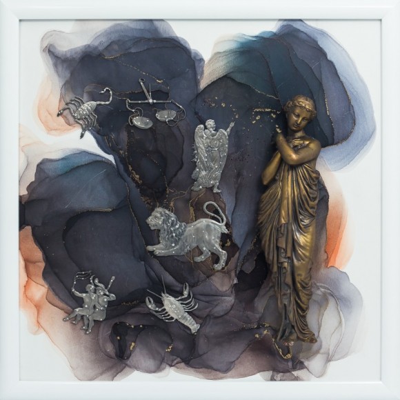 Авторское панно "Со знаками зодиака"