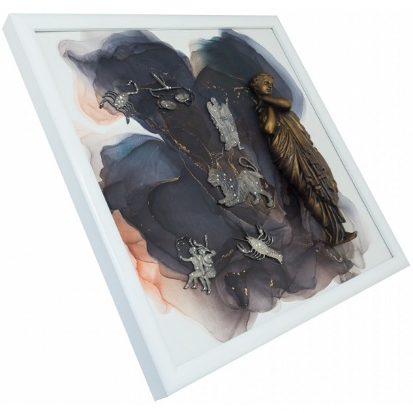 Авторское панно "Со знаками зодиака"