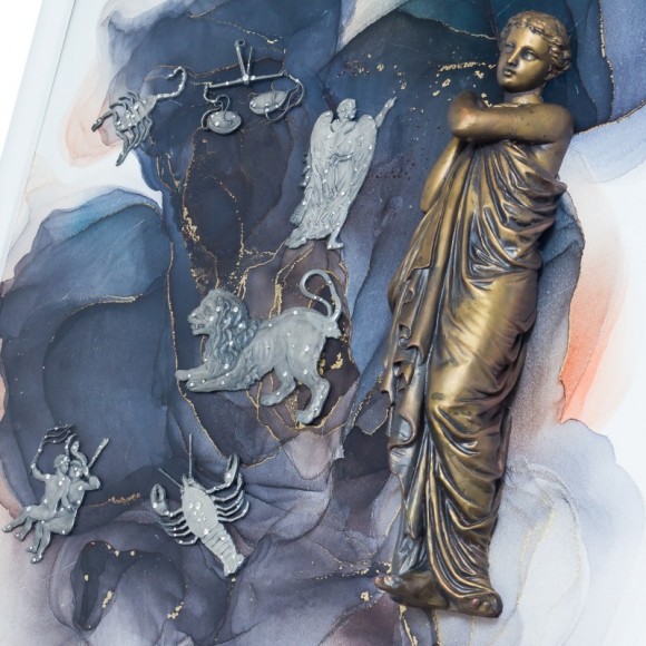 Авторское панно "Со знаками зодиака"