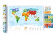 Скретч-карта мира для детей Travel Map Kids Sights (с набором карточек) Скретч-карта мира для детей Travel Map Kids Sights (с набором карточек)