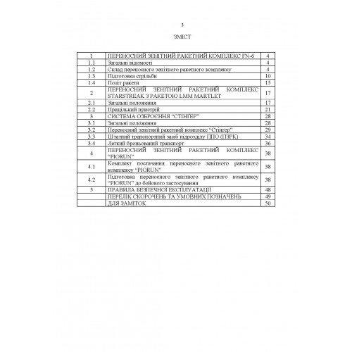 Посібник щодо застосування озброєння іноземного виробництва у Збройних Силах України (інструкції з використання). Переносні зенітно-ракетні комплекси Посібник щодо застосування озброєння іноземного виробництва у Збройних Силах України (інструкції з використання). Переносні зенітно-ракетні комплекси