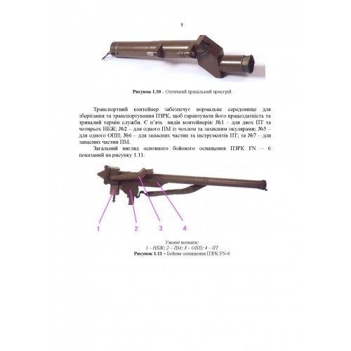 Посібник щодо застосування озброєння іноземного виробництва у Збройних Силах України (інструкції з використання). Переносні зенітно-ракетні комплекси Посібник щодо застосування озброєння іноземного виробництва у Збройних Силах України (інструкції з використання). Переносні зенітно-ракетні комплекси
