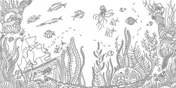 Загублений океан (розмальовка-антистрес)