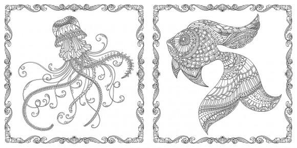 Загублений океан (розмальовка-антистрес)