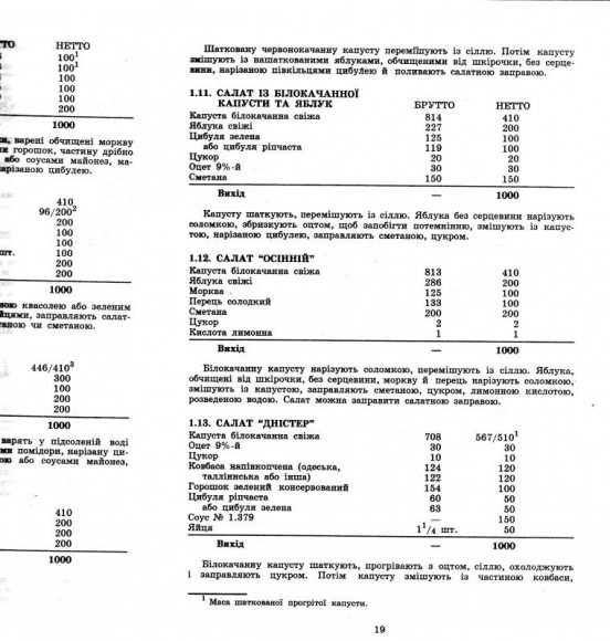 Збірник рецептур національних страв та кулінарних виробів