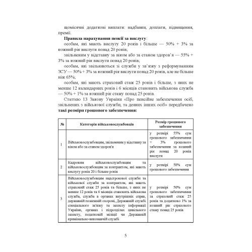 Пенсійне забезпечення військовослужбовців в умовах воєнного стану. Загальне пенсійне забезпечення в умовах воєнного стану