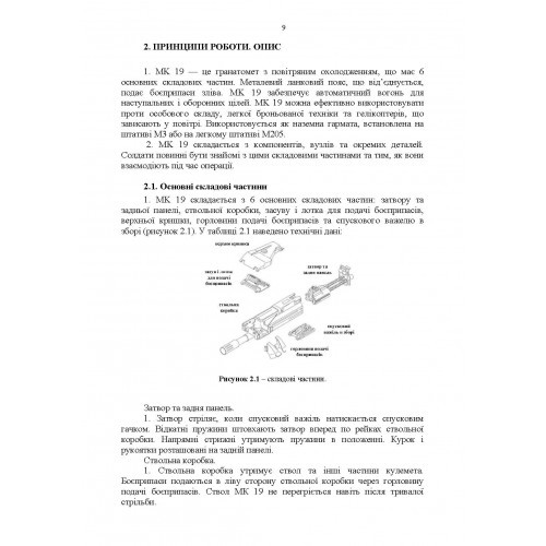 Інструкція з експлуатації автоматичного гранатомету Mk 19 (М3)