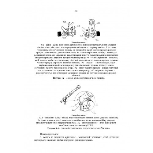 Керівництво оператора по експлуатації 40мм високоточним ручним протитанковим гранатометом «PSRL-1TM» AIRTRONIC USA PRG-7