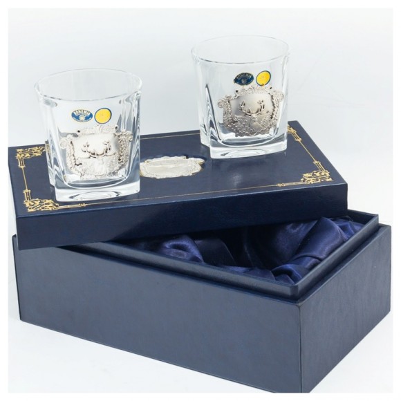 Набір з 2-х склянок для віскі "Bohemia"