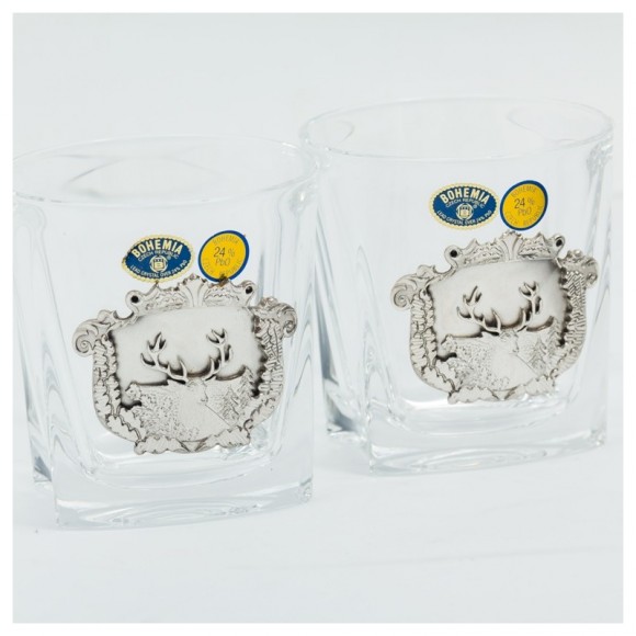 Набір з 2-х склянок для віскі "Bohemia"