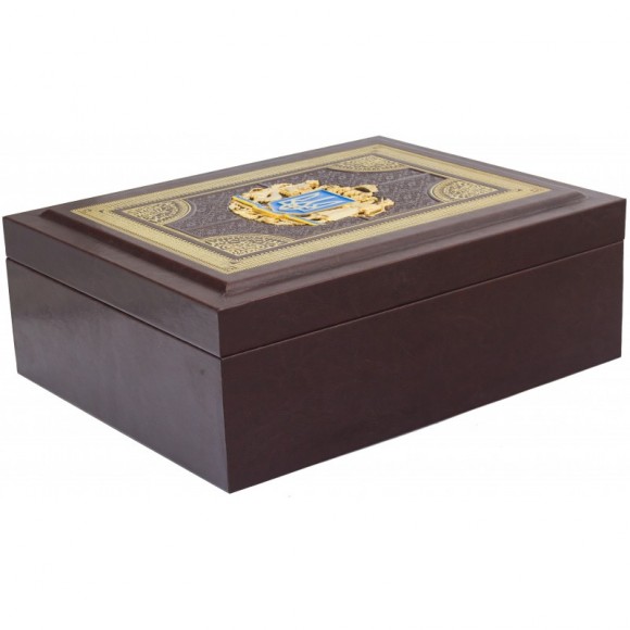 Набір графин + 3 склянки для віскі "Тризуб" Набір графин + 3 склянки для віскі "Тризуб"