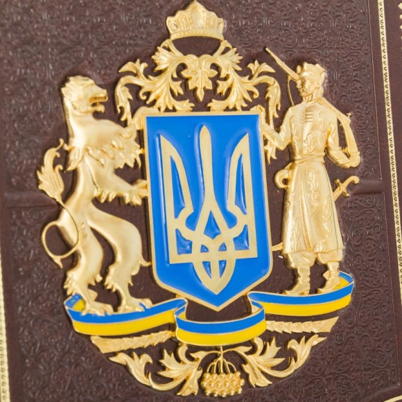 Набір графин + 3 склянки для віскі "Тризуб" Набір графин + 3 склянки для віскі "Тризуб"