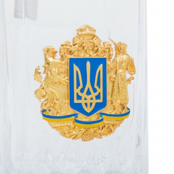 Набір графин + 3 склянки для віскі "Тризуб" Набір графин + 3 склянки для віскі "Тризуб"