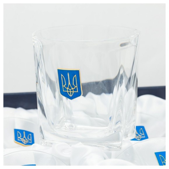 Набір з 6 склянок для віскі "Тризуб"